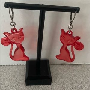 Cute Acrylic Cat Earrings.